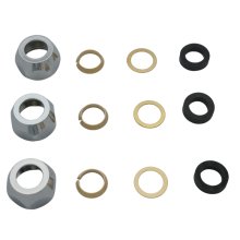 Geberit 3/8" brass union connection screw fitting (294.833.21.1)