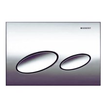 Geberit Kappa20 Dual Flush Plate - Gloss Chrome (115.228.21.1)