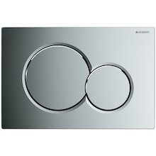 Geberit Sigma01 Dual Flush Plate - Gloss Chrome (115.770.21.5)