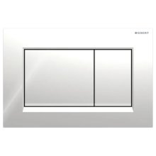 Geberit Sigma30 dual flush plate - polished chrome/matt edge detail (115.883.KH.1)