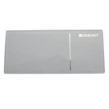 Geberit Type 70 Remote Flush Plate Actuator - Glass/White - Front Section Only (242.957.SI.1)