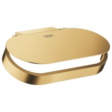 Grohe Selection Toilet Roll Holder With Cover - Brushed Cool Sunrise (41069GN0)