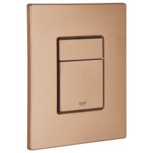 Grohe Skate Cosmopolitan Dual Flush Plate - Brushed Warm Sunset (38732DL0)