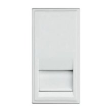 Hager Cat 6 UTP Euromodule - White (WMMRJ45)