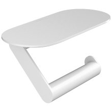 Hansgrohe WallStoris Toilet Paper Holder With Shelf - Matt White (27928700)