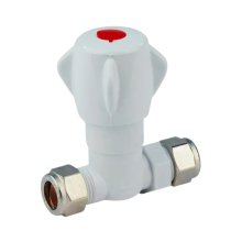 Heatrae Sadia Express Inlet Control Valve - White 15mm x 15mm (95605444)