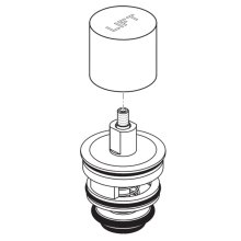 Ideal Standard Diverter Repair Kit - Chrome (B961172AA)