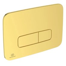 Ideal Standard Oleas M3 Mechanical Dual Flush Plate - Brushed Gold (R0459A2)