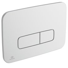 Ideal Standard Oleas M3 Mechanical Dual Flush Plate - Matt Chrome (R0123JG)