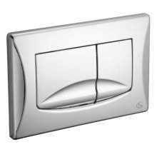Ideal Standard River Dual Flush Mechanical Flush Plate - Chrome (VV638584)