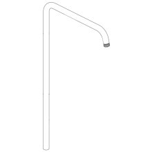 Ideal Standard Shower Riser Rail 1000mm - Chrome (A861330AA)