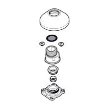 Mira fixing kit assembly pair (1712.038)