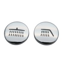 Mira Opero Button Covers - Chrome (1944.017)