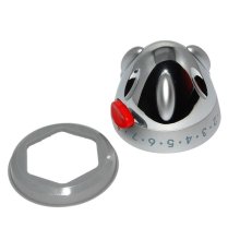 Mira Fino temperature control knob - chrome (451.12)