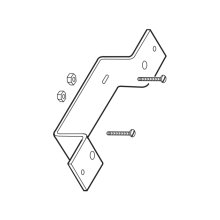 Mira support bracket assembly (805.38)