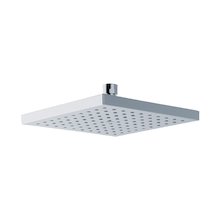 MX Square single spray swivel overhead shower head - chrome (HEU)