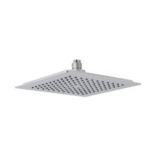 MX Square Slimline single spray swivel overhead shower head - chrome (RPR)