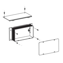 Protection Box / Tile Guide for 820/980mm (from Jan2016) Cistern/Frame (ABSP-20-0084)