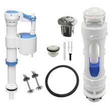 Roca Giralda Complete D2D Dual Flush Valve Cistern Pack Including Fill Valve & Button (822852901)