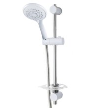 Triton Lewis-8000 Series Fast-Fit Shower Rail Kit - Chrome/White (TSKFLEW8000WC)