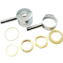 Triton Thames vertical control knob set - chrome (86003550)