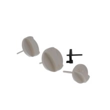 Vaillant Control Knob - Grey- Pack Of 3 (114288)