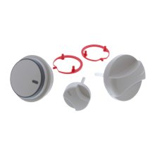 Vaillant Control Knob - Grey - Pack Of 3 (0020048969)