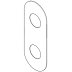 Bristan Concealing Plate - Chrome (D282-101-B1) - thumbnail image 1