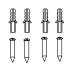 Bristan Control Box Screw Pack (32LT0001-003-ASSY) - thumbnail image 1