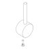 Bristan Handle Assembly - Brushed Nickel (5502058BN-BGL) - thumbnail image 1