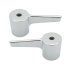 Bristan Handle Assembly - Pair (H90L-B) - thumbnail image 1