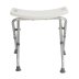 Croydex Adjustable Bathroom & Shower Seat - White (AP100122) - thumbnail image 1