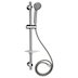 Croydex Essentials Shower Set/Shower Rail Set - 3 Spray - Chrome (AM169341) - thumbnail image 1