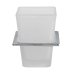 Croydex Flexi-Fix Cheadle Tumbler and Holder - Chrome Plated and Toughened Frosted Glass (QM511841) - thumbnail image 1