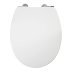 Croydex Haughton Toilet Seat - White (WL400122H) - thumbnail image 1