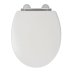 Croydex Lugano Flexi-Fix Toilet Seat - White (WL601022H) - thumbnail image 1