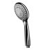Croydex Nero Five Function Shower Head - Chrome (AM190341) - thumbnail image 1