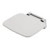 Croydex White and Chrome Shower Seat (AP120122) - thumbnail image 1