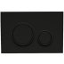 Fluidmaster T-Series Circle Dual Flush ABS Plate - Black (P47-0190-0240) - thumbnail image 1