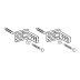 Geberit 8cm fastening bracket (465.025.00.1) - thumbnail image 1