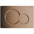 Geberit Sigma01 Dual Flush Plate - Galvanized Fine Brass (115.770.DT.5) - thumbnail image 1