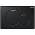 Geberit Sigma01 dual flush plate - jet black (115.770.DW.5) - thumbnail image 1