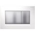 Geberit Sigma30 Dual Flush Plate - White/Matt Chrome (115.883.KL.1) - thumbnail image 1