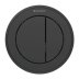 Geberit Type 10 Pneumatic Dual Flush Button - Furniture Actuator - Matt Black (116.057.DW.1) - thumbnail image 1