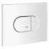 Grohe Arena Cosmopolitan Dual Flush Plate - White (38858SH0) - thumbnail image 1