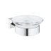 Grohe Essentials Cube Soap Dish With Holder - Chrome (40754001) - thumbnail image 1