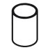 hansgrohe Sleeve - Chrome (97979000) - thumbnail image 1