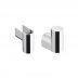 Hansgrohe Unica'D slidebar support cover set (94055000) - thumbnail image 1