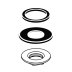 Ideal Standard Ceraplan III Fixation Kit (B961155NU) - thumbnail image 1