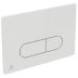 Ideal Standard Oleas M1 Mechanical Dual Flush Plate - White (R0115AC) - thumbnail image 1